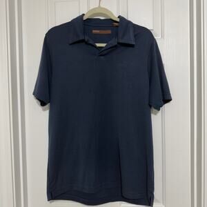 Perry Ellis Men's Navy Blue Polo Shirt